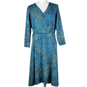 Lands' End Twist Waist Midi Dress